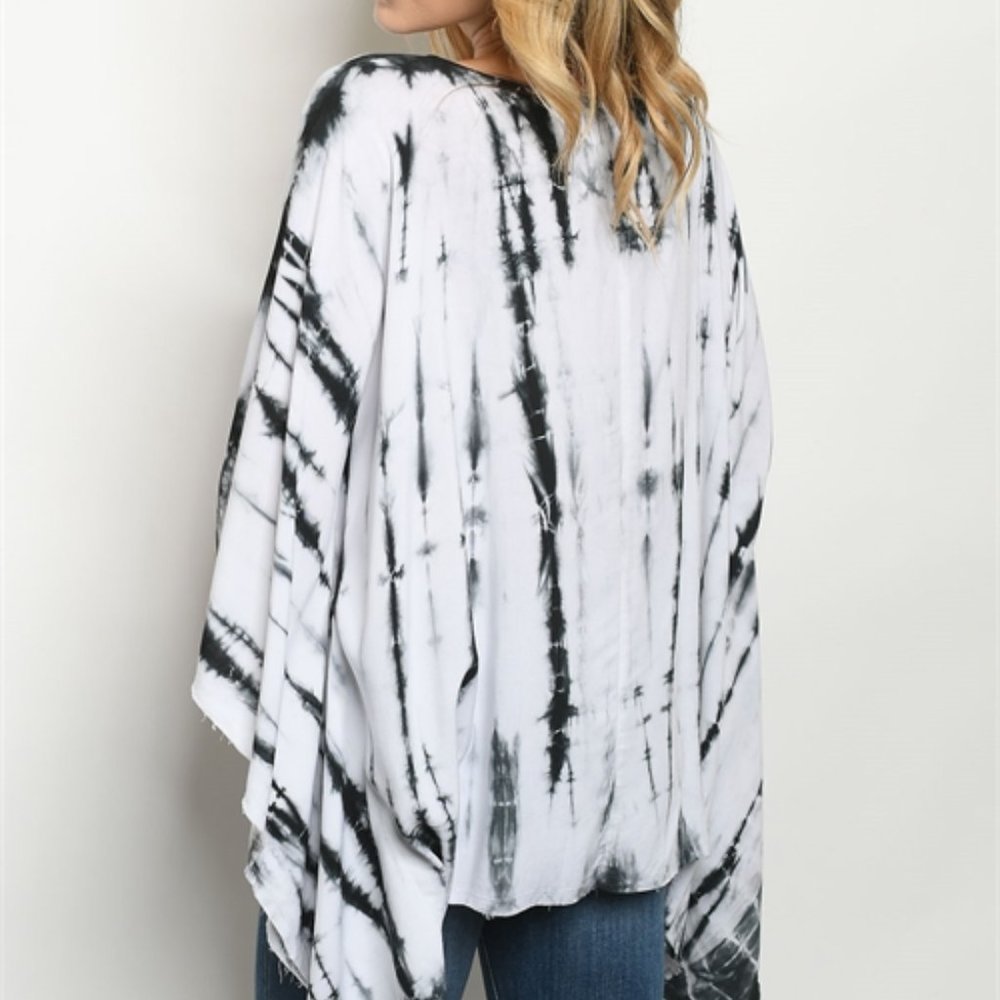 LAST 2! TIE DYE BOHO STYLE TOP - Picture 2 of 5